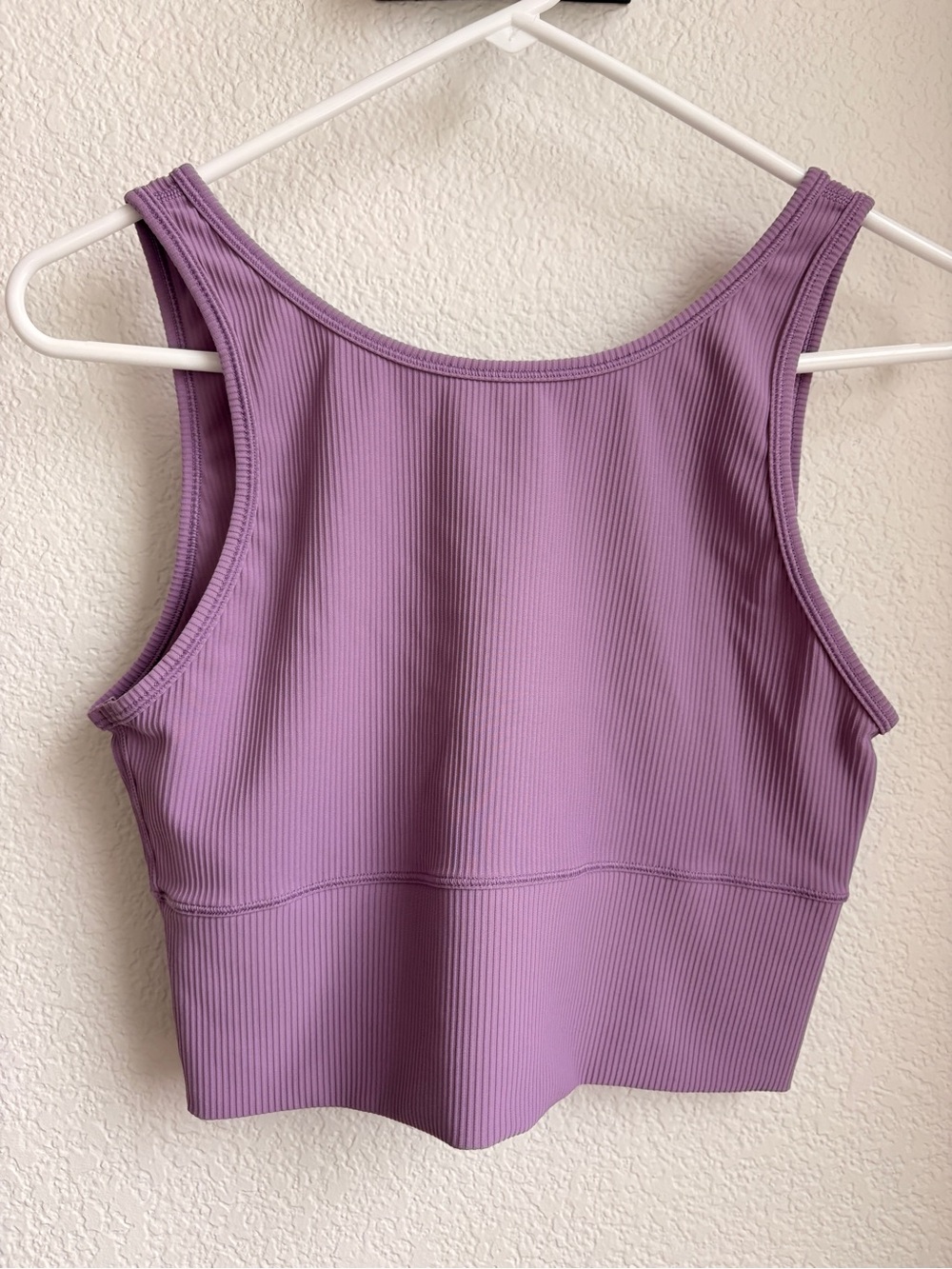 lululemon ribbed tank crop
